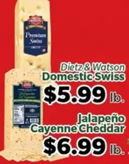 Living Fresh Market Dietz & Watson Domestic Swiss offer