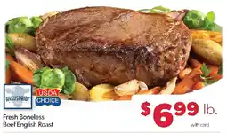 Family Fresh Market Angus Pride Fresh Boneless Beef English Roast offer