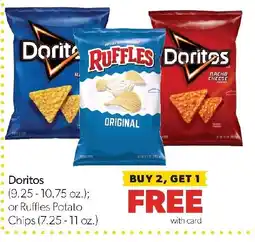 Family Fresh Market Doritos or Ruffles Potato Chips offer