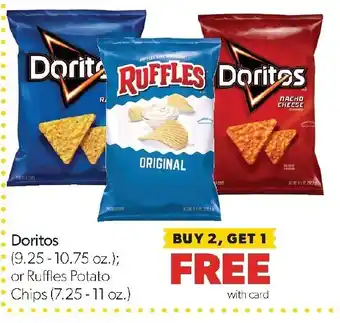 Family Fresh Market Doritos or Ruffles Potato Chips offer