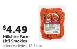 Fareway Hillshire Farm Lit'l Smokies offer