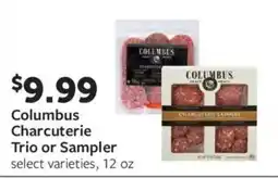 Fareway Columbus Charcuterie Trio or Sampler offer