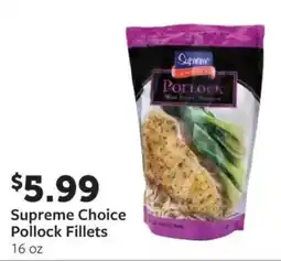Fareway Supreme Choice Pollock Fillets offer