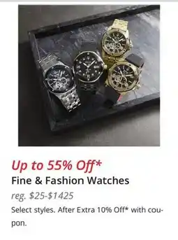 JC Penney Fine & Fashion Watches offer