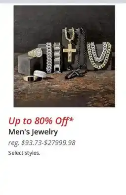 JC Penney Men's Jewelry offer