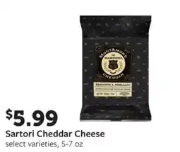 Fareway Sartori Cheddar Cheese offer