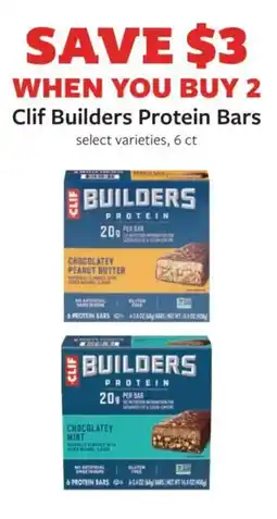 Fareway Clif Builders Protein Bars offer