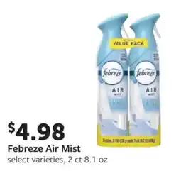 Fareway Febreze Air Mist offer