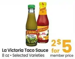 Safeway La Victoria Taco Sauce offer