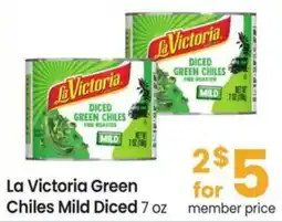 Safeway La Victoria Green Chiles Mild Diced offer