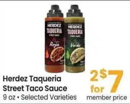 Safeway Herdez Taqueria Street Taco Sauce offer