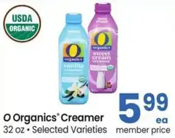 Safeway O Organics Creamer offer