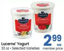 Safeway Lucerne Yogurt offer