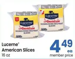 Safeway Lucerne American Slices offer