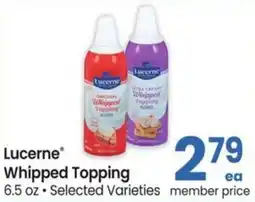 Safeway Lucerne Whipped Topping offer