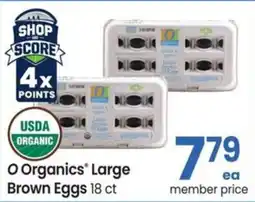 Safeway O Organics Large Brown Eggs offer