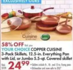 Boscov's Your Choice Copper Cuisine offer
