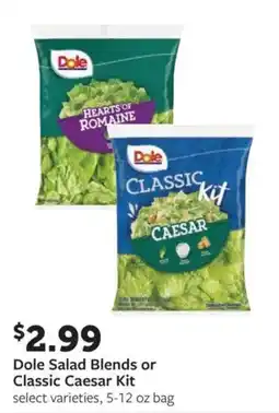 Fareway Dole Salad Blends or Classic Caesar Kit offer