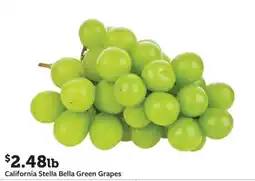 Fareway California stella bella green grapes offer