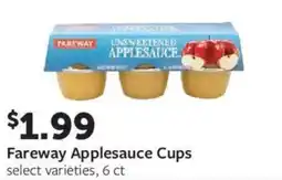 Fareway Fareway Applesauce Cups offer