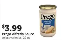 Fareway Prego alfredo sauce offer