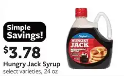 Fareway Hungry Jack Syrup offer