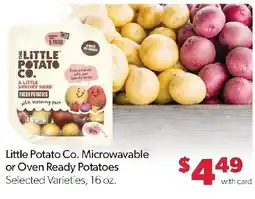 Family Fresh Market Little Potato Co. Microwavable or Oven Ready Potatoes offer