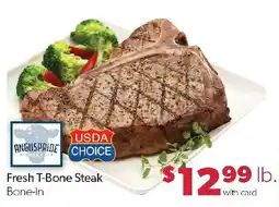 Family Fresh Market Angus Pride Fresh T-Bone Steak offer
