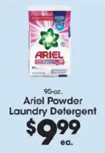 Price Rite Ariel powder laundry detergent offer