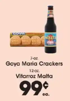 Price Rite Goya maria crackers offer