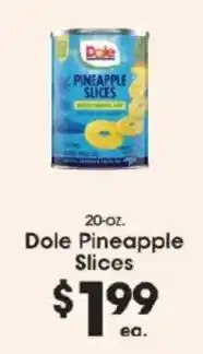 Price Rite Dole Pineapple Slices offer