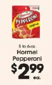 Price Rite Hormel Pepperoni offer