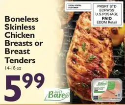 Festival Foods Just Bare Boneless Skinless Chicken Breasts or Breast Tenders offer