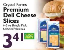 Festival Foods Crystal Farms Premium Deli Cheese Slices offer