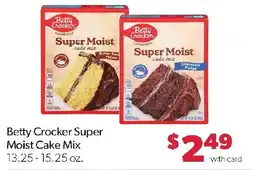 Family Fresh Market Betty Crocker Super Moist Cake Mix offer