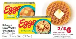 Family Fresh Market Kellogg's Eggo Waffles or Pancakes offer