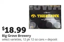 Fareway Big Grove Brewery Tigerhawk offer