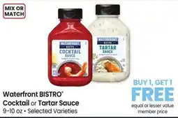 Safeway Waterfront Bistro Cocktail or Tartar Sauce offer