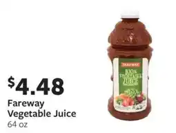 Fareway Fareway vegetable juice offer