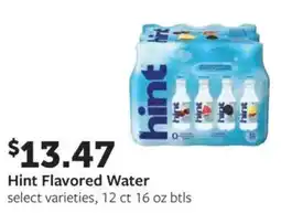 Fareway Hint Flavored Water offer