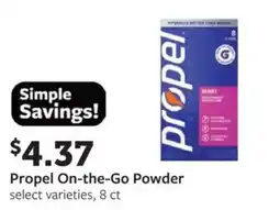 Fareway Propel On-the-Go Powder offer
