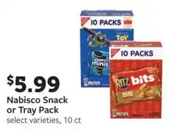 Fareway Nabisco Snack or Tray Pack offer