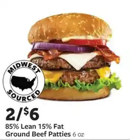 Fareway Midwest Sourced Ground Beef Patties offer