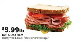 Fareway Deli Sliced Ham offer