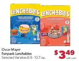 Family Fresh Market Oscar Mayer Funpack Lunchables offer