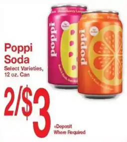 Super Saver Poppi Soda offer