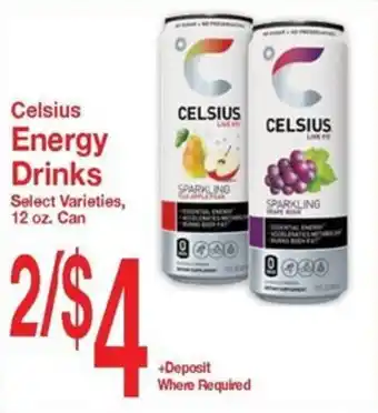 Celsius energy drinks