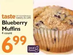 Festival Foods Taste of Scandinavia Blueberry Muffins offer