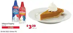 Family Fresh Market Our Family Whipped Topping offer