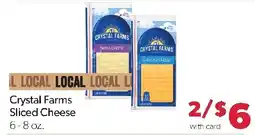 Family Fresh Market Crystal Farms Sliced Cheese offer